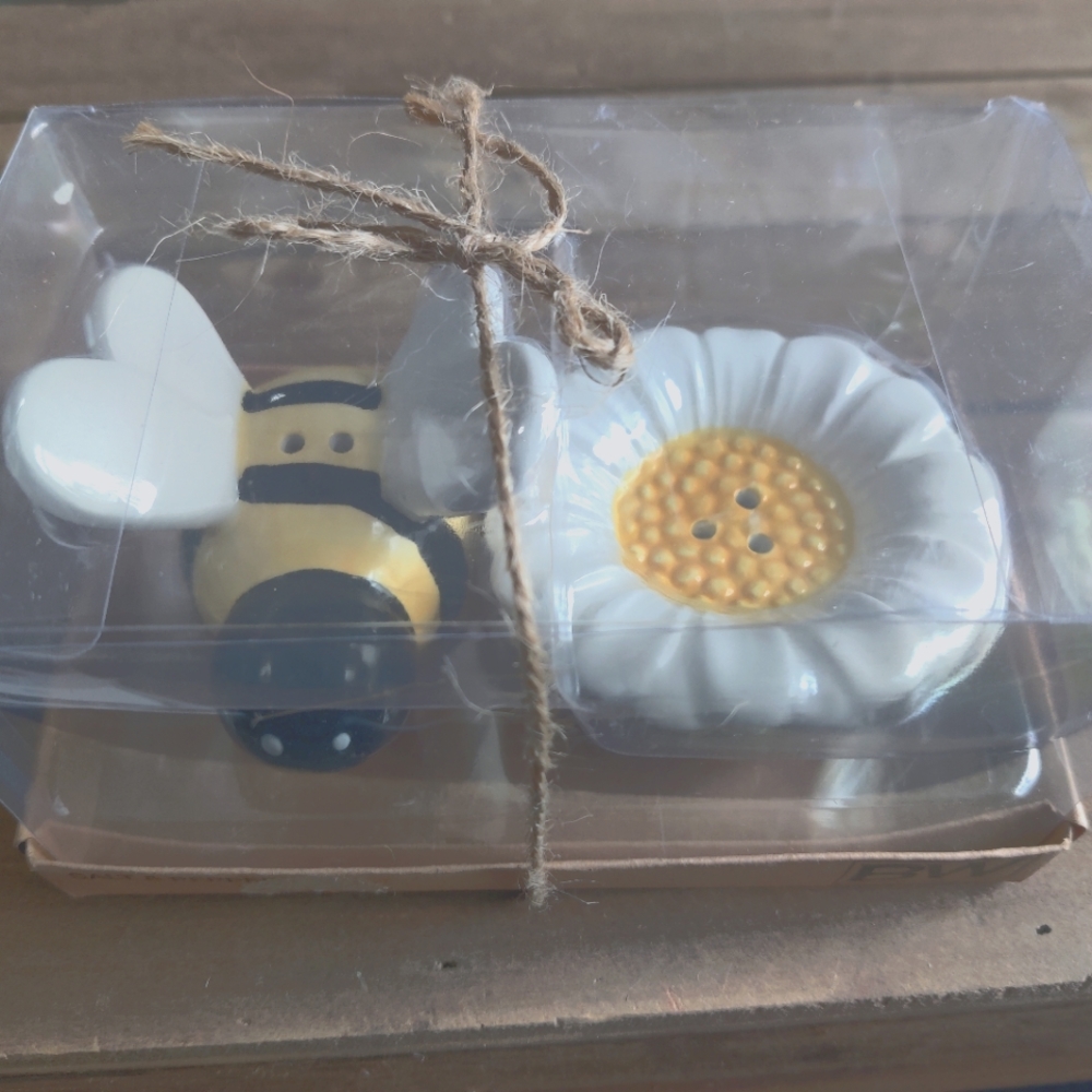 Boston Wearhouse salt and pepper shakers